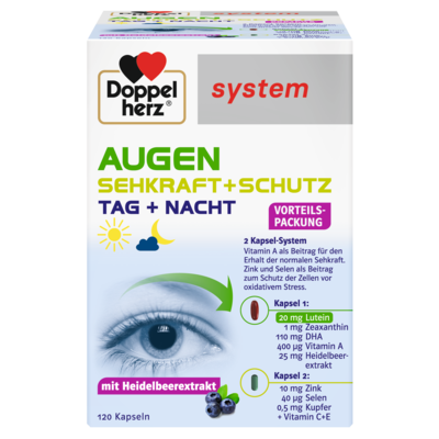 DOPPELHERZ Augen Sehkraft+Schutz system Kapseln