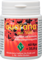 GUARANA PUR 500 Kapseln