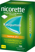 NICORETTE Kaugummi 4 mg freshfruit