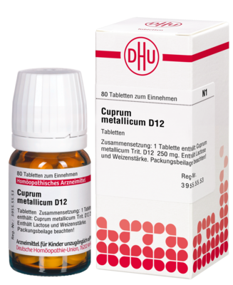 CUPRUM METALLICUM D 12 Tabletten