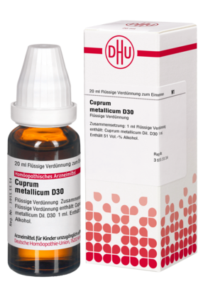 CUPRUM METALLICUM D 30 Dilution