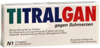 TITRALGAN Tabletten gegen Schmerzen