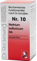 BIOCHEMIE 10 Natrium sulfuricum D 6 Tabletten