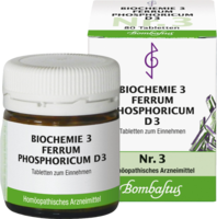 BIOCHEMIE 3 Ferrum phosphoricum D 3 Tabletten