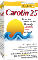 CAROTIN 25 Feingold Kapseln