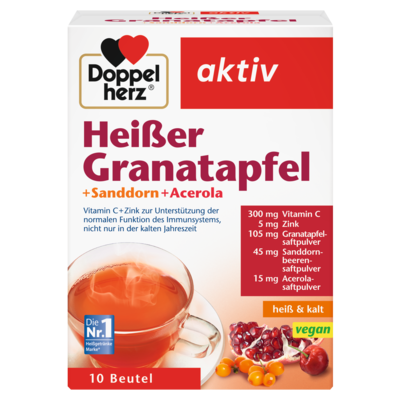 DOPPELHERZ heißer Granatapfel+Sanddorn+Acerola