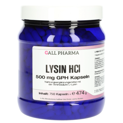 LYSIN HCL 500 mg GPH Kapseln