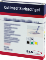 CUTIMED Sorbact Gel Kompressen 7,5x7,5 cm