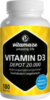 VITAMIN D3 20.000 I.E. Depot hochdosiert Tabletten