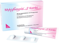 MYKOFUNGIN 3 Kombi 200 mg Vaginaltab.+10 mg/g Cre.