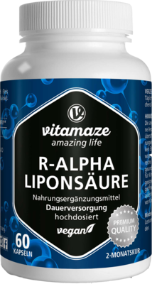 R-ALPHA-LIPONSÄURE 200 mg hochdosiert vegan Kaps.