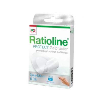 RATIOLINE protect Gelpflaster 4,5x7,4 cm