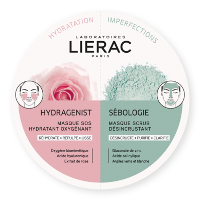 LIERAC Masken Hydragenist+Sebologie Gesichtsmaske