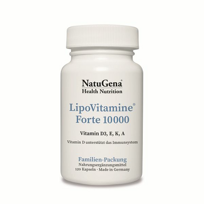 LIPOVITAMINE Forte 10.000 I.E. D3+K2+A+E Kapseln