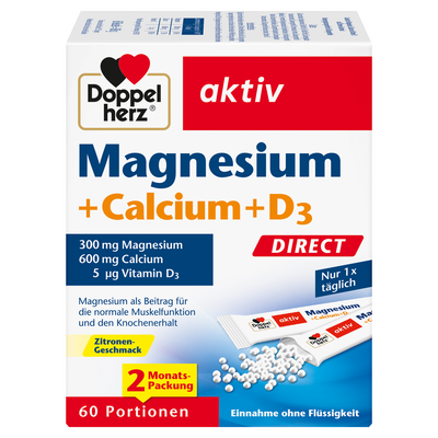 DOPPELHERZ Magnesium+Calcium+D3 DIRECT Pellets