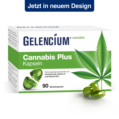 GELENCIUM Cannabis Plus Kapseln mit Vitamin B12