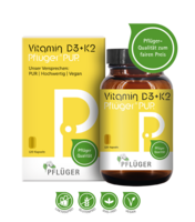 VITAMIN D3+K2 Pflüger PUR 1.000 I.E./75 µg Kapseln