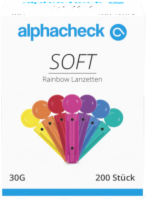 ALPHACHECK soft Rainbow Lanzetten 30 G