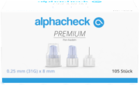 ALPHACHECK PREMIUM Pen-Nadeln 31 Gx8 mm